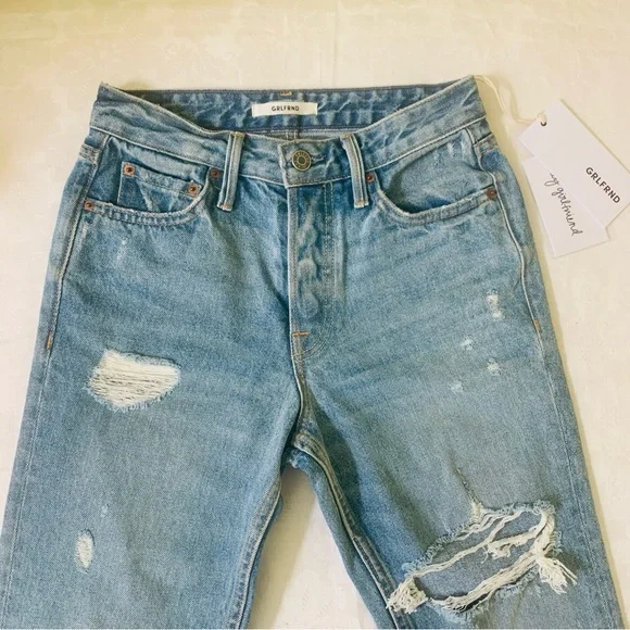 NWT GRLFRND Karolina High Rise Skinny Jeans in A Little More Love 23 - Picture 6 of 15